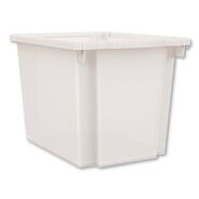 DESK ACCESSORIES AND OFFICE ORGANIZERS | HON HFMBIN12 Flagship 12.75 in. x 16 in. x 12 in. 1 Section Storage Bins - Translucent White