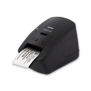 LABEL MAKERS | Brother QL-600 5.1 in. x 8.8 in. x 6.1 in. 44 Labels/Min Print Speed Economic Desktop Label Printer