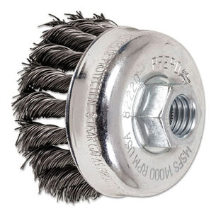 PRODUCTS | PFERD 2-3/4 in. dia. Carbon Steel Wire Mini Knot Cup Brush