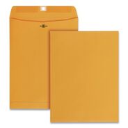 ENVELOPES AND MAILERS | Universal UNV35269 9 x 12 Kraft Clasp Envelope, Square Flap, Clasp/Gummed Closure - Brown Kraft (250/Carton)