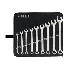 WRENCHES | Klein Tools 68402 9-Piece Combination Wrench Set