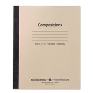 PRODUCTS | Roaring Spring 8.5 x 7 Sheets (20) Stitched Wide/Legal Rule Composition Book - Manila Cover