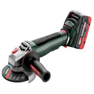 GRINDERS | Metabo WPB 18 LT BL 11-125 Quick 18V Brushless LiHD 4-1/2 in. / 5 in. Cordless Brake Angle Grinder Kit with 2 Batteries (5.5 Ah)