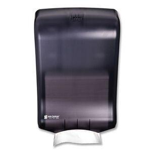 TOILET PAPER DISPENSERS | San Jamar 11.75 in. x 6.25 in. x 18 in. Ultrafold Multifold/C-Fold Classic Towel Dispenser - Black Pearl