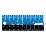 RULERS AND YARDSTICKS | Victor Easy Read 18.25 in. Long Standard/Metric Stainless Steel Ruler - Blue