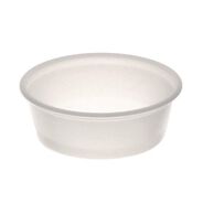 FOOD TRAYS CONTAINERS LIDS | Pactiv Corp. SPP150 1.5 oz Plastic Portion Cup - Translucent (2500/Carton)
