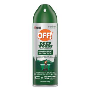 PRODUCTS | OFF! 334689 Deep Woods 6-Ounce Dry Insect Repellent Aerosol Spray - Neutral (12/Carton)