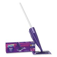 FACILITY MAINTENANCE SUPPLIES | Swiffer WetJet 11.3 in. x 5.4 in. Head Mop Starter Kit with 10 Pads and 1 Cleaner - Silver Handle (1/Carton)