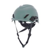 PROTECTIVE HEAD GEAR | MSA V-Gard H1 Fas-Trac III No Reflective Stripes Novent Pro Safety Helmet - Gray