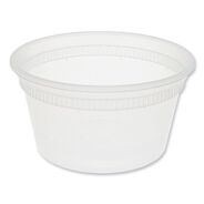 PRODUCTS | Pactiv Corp. L5012Y Newspring DELItainer 4.55 x 4.55 x 2.45 12 oz Plastic Microwavable Container - Clear (480/Carton)