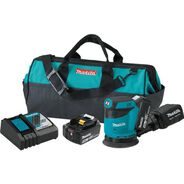 SANDERS AND POLISHERS | Factory Reconditioned Makita 18V LXT Lithium-Ion 5 in. Cordless Random Orbit Sander Kit (3 Ah)