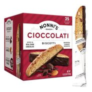 PRODUCTS | Green Rabbit 23808 0.85 oz. Individually Wrapped Biscotti - Cioccolati Dark Chocolate Almond (25/Carton)