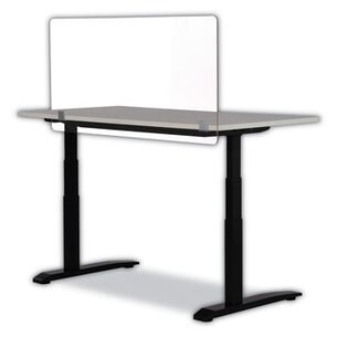 OFFICE FURNITURE AND LIGHTING | Safco 47.5 in. x 2.5 in. x 23.5 in. Wellness Panel - Acrylic/Clear