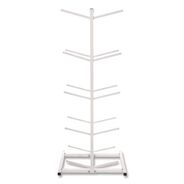 OFFICE FILING CABINETS AND SHELVES | Champion Sports 12 in. x 23 in. x 51 in. Double Medicine Ball Tree - White
