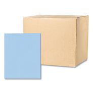 FILING AND FOLDERS | Roaring Spring Accommodates (50) 11 in. x 8.5 in. Sheets Pocket Folder - Light Blue (250/Carton)
