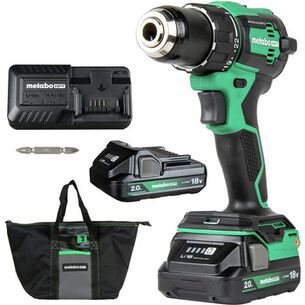 PRODUCTS | Metabo HPT DV18DEXM 18V MultiVolt Brushless Lithium-Ion Cordless Hammer Drill Kit with 2 Batteries (2 Ah)