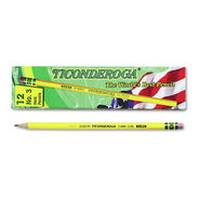 PENCILS | Ticonderoga H (No. 3) Pencils - Black Lead/Yellow Barrel (1-Dozen)