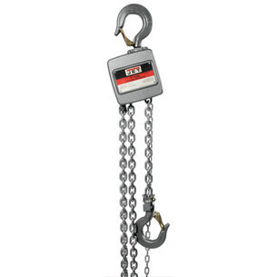 MATERIAL HANDLING | JET AL100 Series 1 Ton Capacity Aluminum Hand Chain Hoist with 15 ft. of Lift