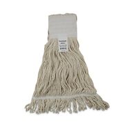 OFFICE AND OFFICE SUPPLIES | Boardwalk 12/Carton Pro Loop Web/Tailband 24 oz. Premium Saddleback Mop Heads - White
