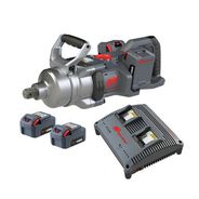 IMPACT WRENCHES | Ingersoll Rand 2x20V 2600 ft-lbs. Nut-Busting Torque 1 in. Square Socket Retainer Ring and Thru-Hole Cordless Impact Wrench Kit With 4 Batteries (5 Ah)