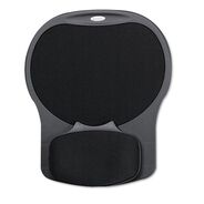 OFFICE FURNITURE AND LIGHTING | Fellowes Mfg Co. Easy Glide 10 in. x 12 in. Gel Mouse Pad with Wrist Rest - Black