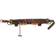 CLEARANCE | Klein Tools 44 in. to 52 in. Body Belt with 2 Pocket Tabs - Brown