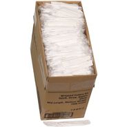 CUTLERY | Pactiv Corp. Mediumweight Plastic Fieldware Cutlery Napkin/Spork/Straw Kit - White (1000/Carton)