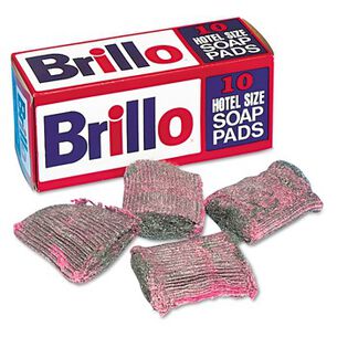PRODUCTS | Brillo Hotel Size Steel Wool Soap Pads (120/Carton)