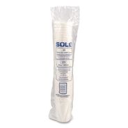 CUPS AND LIDS | SOLO 10 oz. Paper Hot Cups - White (50/Pack)