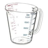 CLEARANCE | Carlisle 4314207 1 Pint Commercial Plastic Measuring Cup - Clear