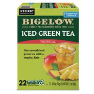 PRODUCTS | Bigelow 0.10 oz. Tea K-Cups - Tropical Iced Green Tea (22/Box)