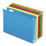 FILING AND FOLDERS | Pendaflex 1/5-Cut Tabs 2 in. Capacity Legal Size Extra Capacity Reinforced Hanging File Folders with Box Bottom - Assorted Colors (25/Box)