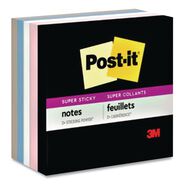PRODUCTS | Post-it Notes Super Sticky 3 in. x 3 in. Unruled Pads - Simply Serene Colors (3/Pack)
