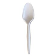 CUTLERY | Boardwalk BWKSPOONWHPS Heavyweight Wrapped Polystyrene Teaspoon Cutlery - White (1000/Carton)