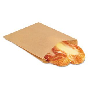 PRODUCTS | Bagcraft EcoCraft 6.5 in. x 8 in. Grease-Resistant Sandwich Bags - Natural (2000/Carton)