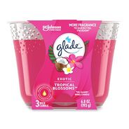 PRODUCTS | Glade Exotic Tropical Blossoms 6.8 oz. Glass Candle (3/Carton)