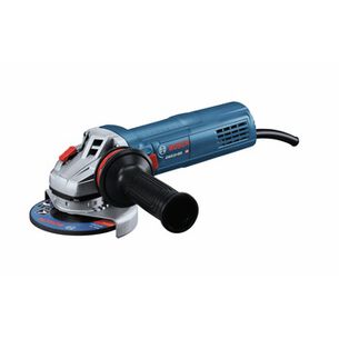 PERCENTAGE OFF | Factory Reconditioned Bosch 120V 10 Amp 4-1/2 in. Corded Ergonomic Angle Grinder with Lock-On Paddle Switch