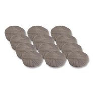 PRODUCTS | GMT 20 in. Diameter Grade 3 Cleaning and Polishing Radial Steel Wool Pads - Gray (12/Carton)