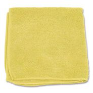 CLEANING CLOTHS | Boardwalk 12 in. x 12 in. Microfiber Cleaning Cloths - Yellow (12/Pack)