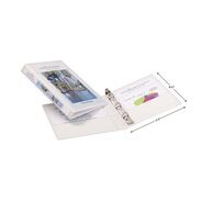BINDERS AND BINDING SUPPLIES | Avery 8.5 in. x 5.5 in. 0.5 in. Capacity 3 Rings Mini Size Durable View Binder with Round Rings - White