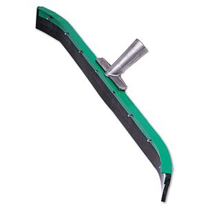 PRODUCTS | Unger 24 in. Wide Blade Curved Aquadozer Heavy-Duty Squeegee - Black Rubber