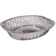 PRODUCTS | Handi-Foil HFA 32400-100 14.43 in. x 3.12 in. x 17.68 in. 272 oz. Giant Rack Aluminum Roaster Pan - Silver (100/Carton)