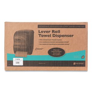 PAPER TOWEL HOLDERS | San Jamar 12.94 in. x 9.25 in. x 16.5 in. Lever Roll Oceans Towel Dispenser - Arctic Blue