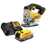 JIG SAWS | Dewalt 20V MAX Cordless Jigsaw with 20V MAX XR POWERSTACK Compact Lithium-Ion Battery Kit Bundle (1.7 Ah)