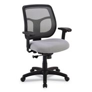 PRODUCTS | Eurotech MT9400SR 18.1 in. to 21.7 in. Seat Height Apollo Mid-Back Mesh Chair - Silver Seat, Silver Back, Black Base