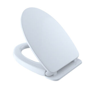  | TOTO SS124#01 SoftClose Non Slamming, Slow Close Elongated Toilet Seat and Lid (Cotton White)