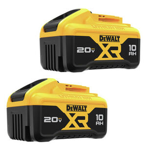 BATTERIES AND CHARGERS | Dewalt (2) 20V MAX XR 10 Ah Lithium-Ion Batteries