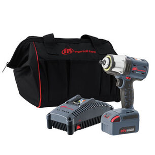 IMPACT WRENCHES | Ingersoll Rand Brushless Lithium-Ion 3/8 in. Cordless High Torque Impact Wrench Kit (5 Ah)