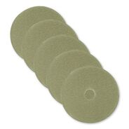 CLEANING AND SANITATION ACCESSORIES | 3M 20 in. Diameter Low-Speed TopLine Autoscrubber Floor Pads 5000 - Green/Amber (5/Carton)