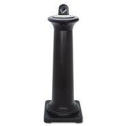  | Rubbermaid Commercial GroundsKeeper Tuscan 13 in. x 13 in. x 38.38 in. Receptacle - Black